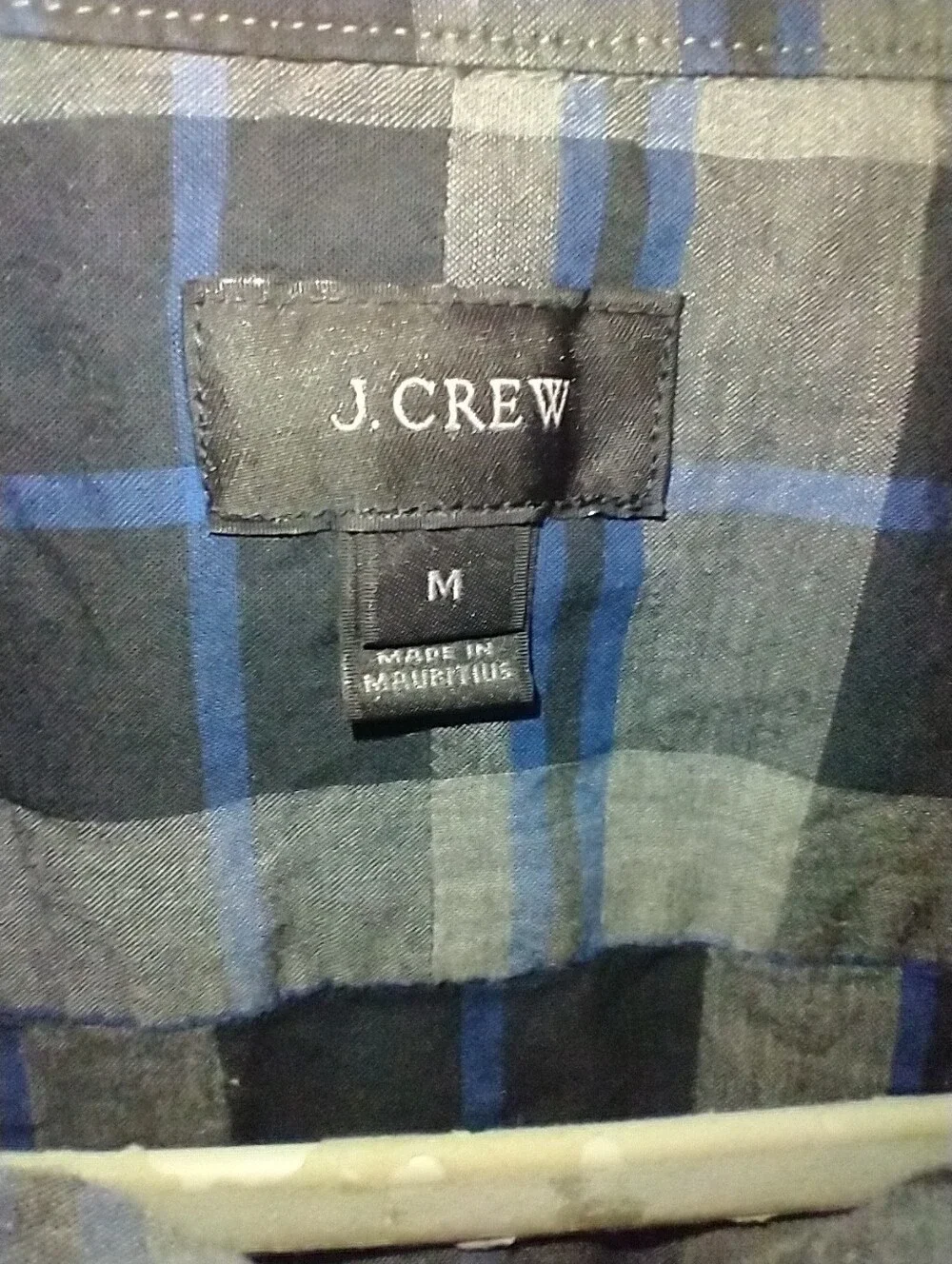 J Crew Plaid Long Sleeve Button Down Shirt Men's sz Medium.